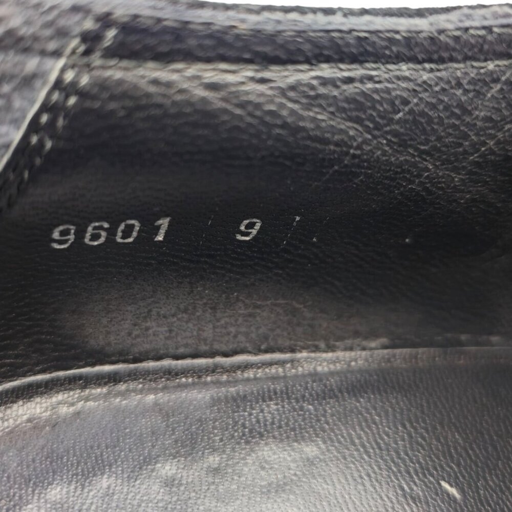 Cesare Paciotti Italy Mens 10 Dress Shoes Black Suede Leather Square-toe Derby - Picture 11 of 13